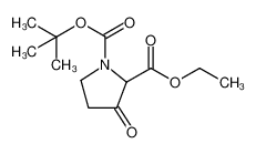 Ethyl N-Boc-3-oxopyrrolidine-2-carboxylate 170123-25-8