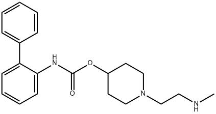 1-(2-(methylamino)ethyl)piperidin-4-yl [1,1'-biphenyl]-2-ylcarbamate 743460-48-2