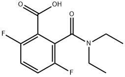 N,N-DIETHYL-3,6-DIFLUOROPHTHALAMIC ACID  131401-56-4