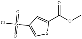 2-Thiophenecarboxylic acid, 4-(chlorosulfonyl)-, methyl ester   97272-03-2